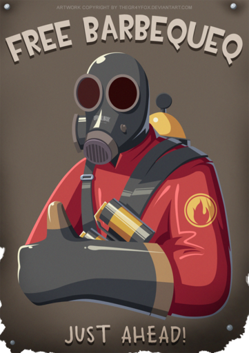 Team Fortress 2 - Fan ART by ~TheGr4yFox