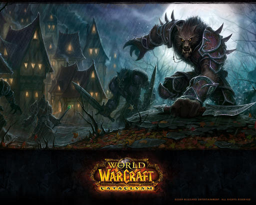 World of Warcraft: Cataclysm - Официальные обои от Blizzard