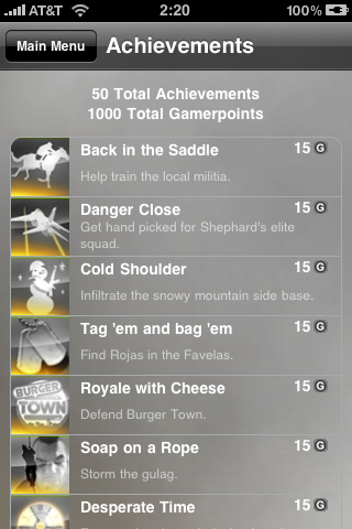 Modern Warfare 2 - Modern Warfare 2 iPhone App