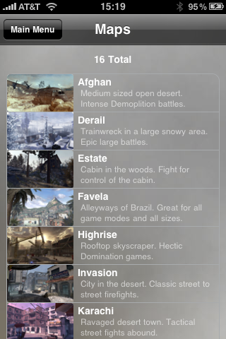 Modern Warfare 2 - Modern Warfare 2 iPhone App