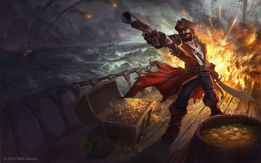 Лига Легенд - Gangplank: The Saltwater Scourge - AOE dd