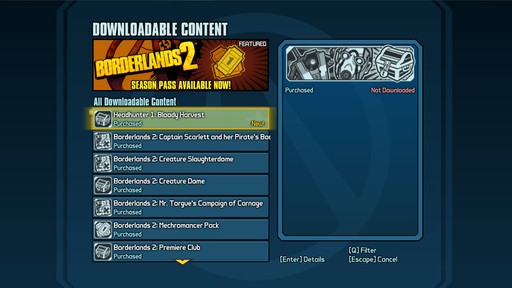 Цифровая дистрибуция - Borderlands 2: релиз DLC "TK Baha's Bloody Harvest" в сервисе Гамазавр