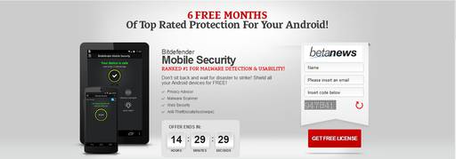 Цифровая дистрибуция - Bitdefender Mobile Security Android Бесплатно