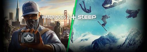 Цифровая дистрибуция - Комплект Watch Dogs 2 Deluxe Edition и Steep с большой скидкой!